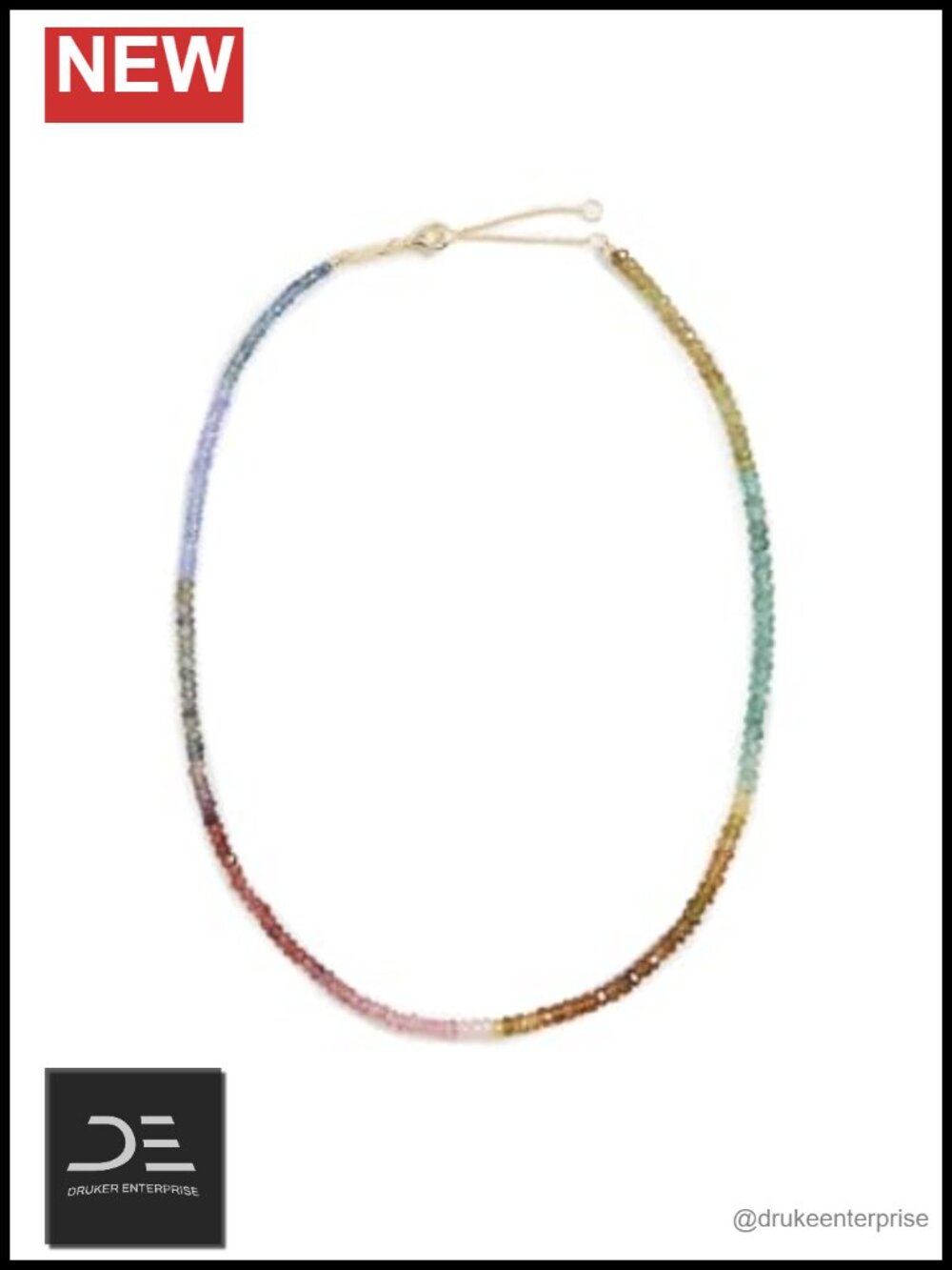 Vermeil Gemstone Necklace Pendant 14k